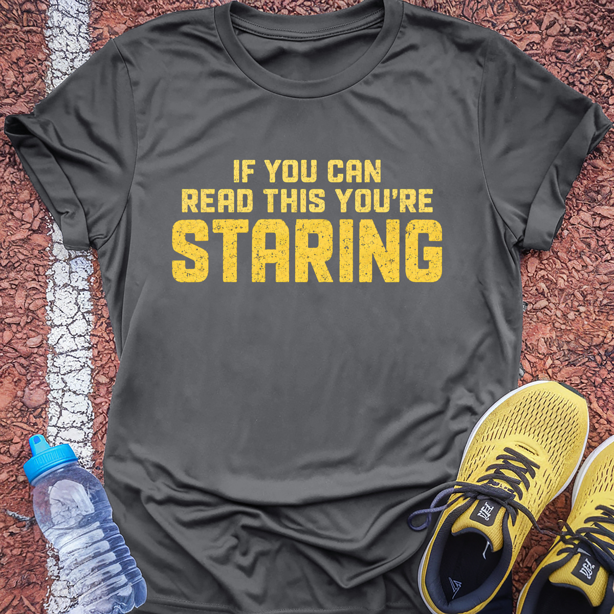 You're Staring T-Shirt - Charcoal
