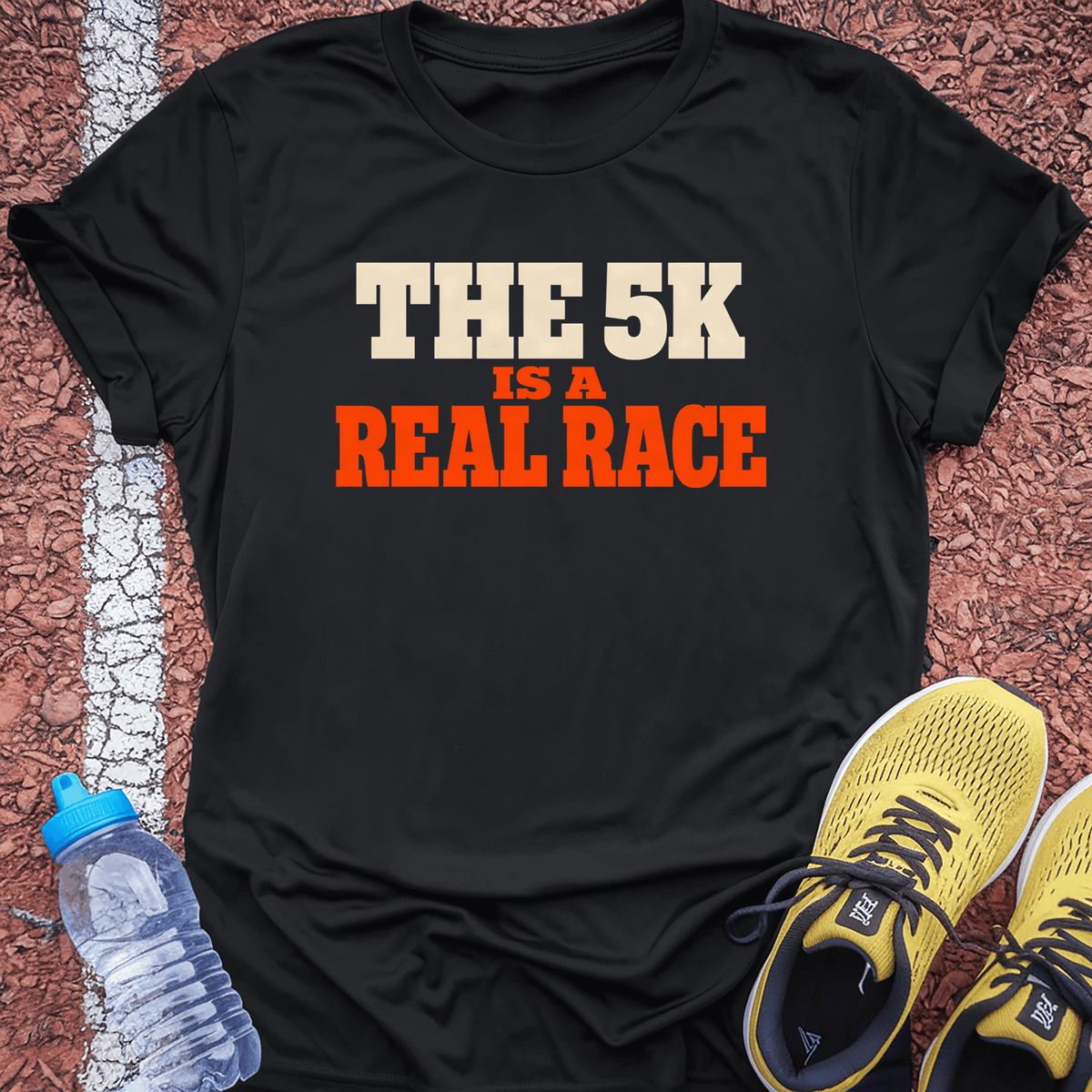 A Real Race T-Shirt - Black