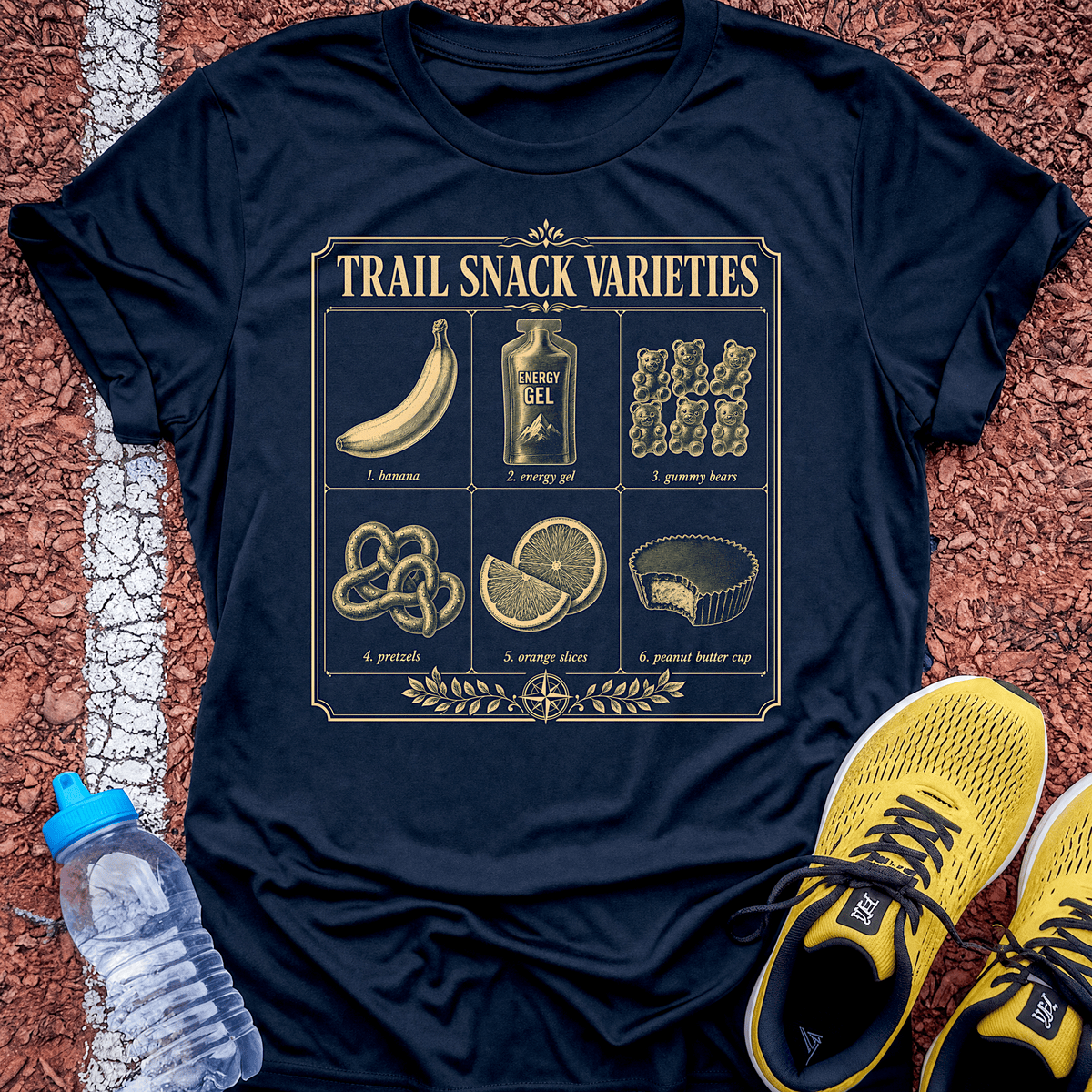 Trail Snacks T-Shirt - Navy