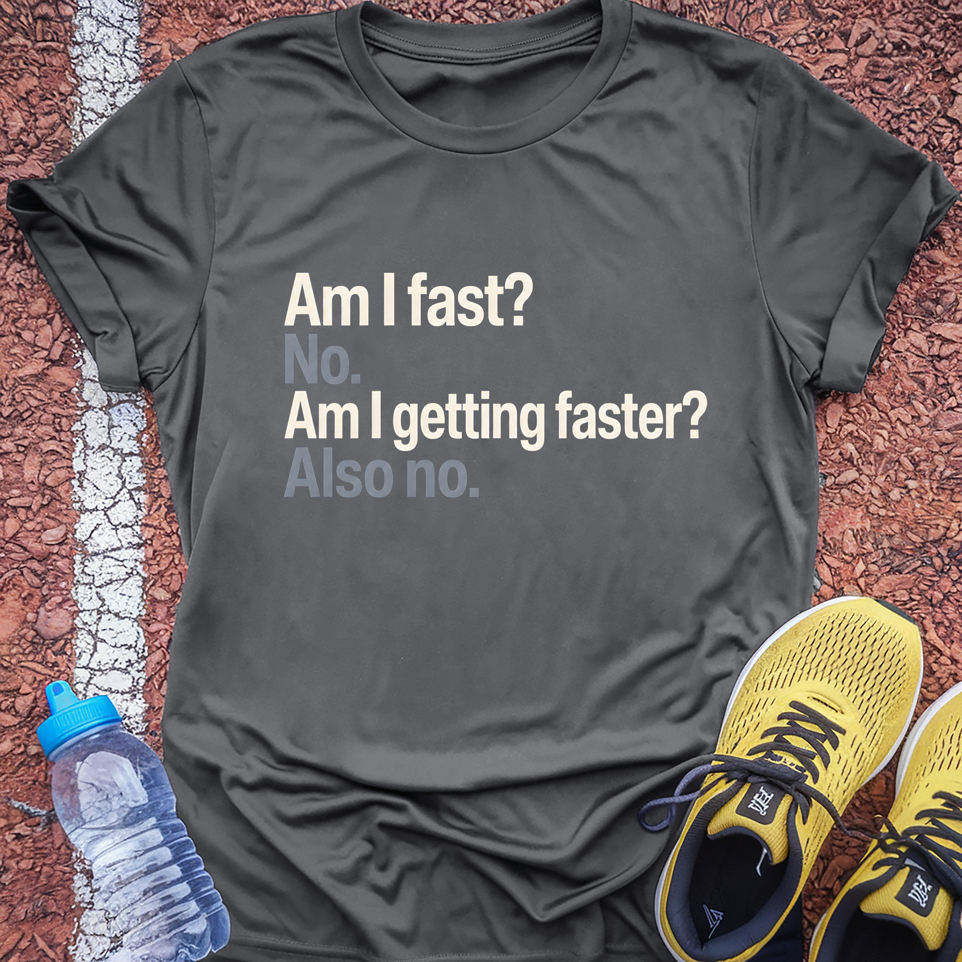 Am I Fast T-Shirt - Charcoal