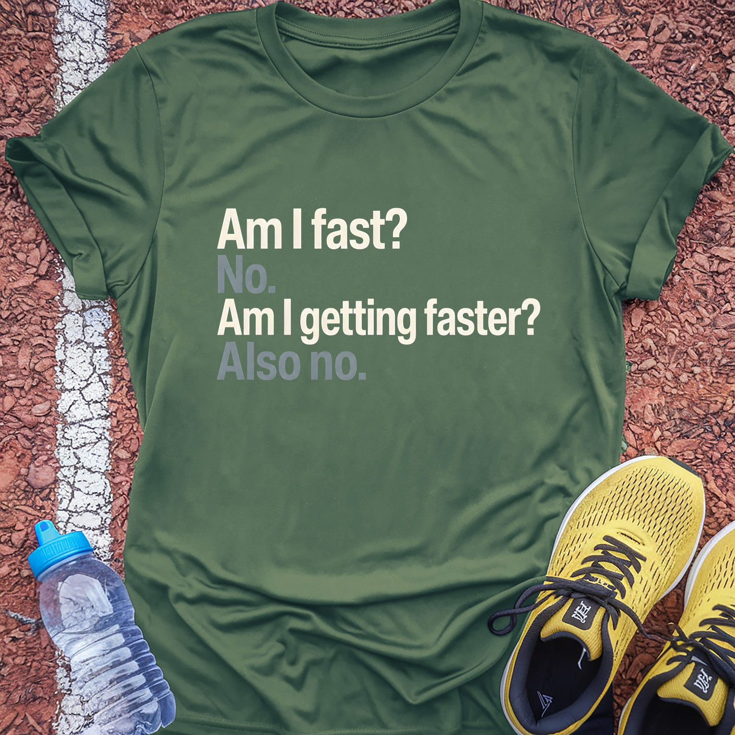 Am I Fast T-Shirt - Military Green