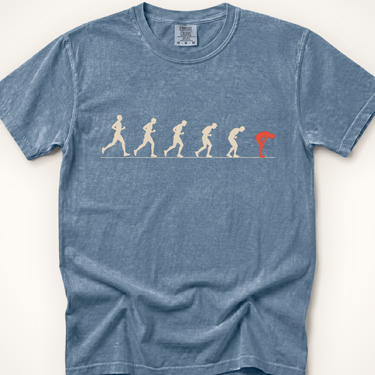 Arc of a Long Run T-Shirt - Blue Jean