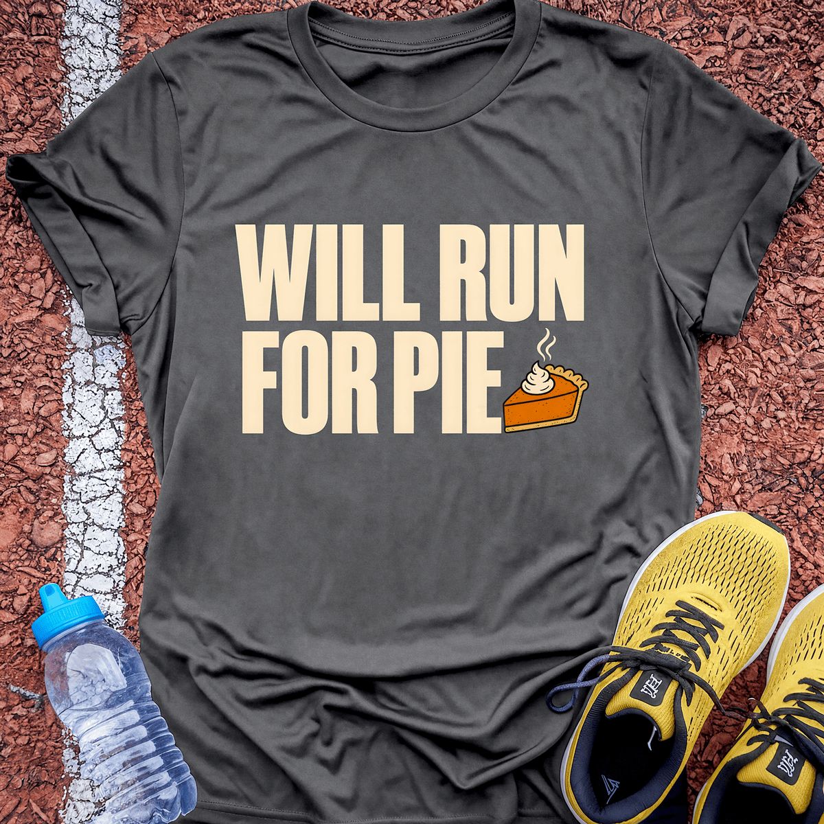 Run for Pie - Charcoal