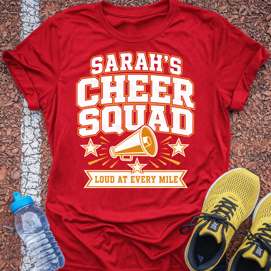 Personalised cheer squad t-shirt