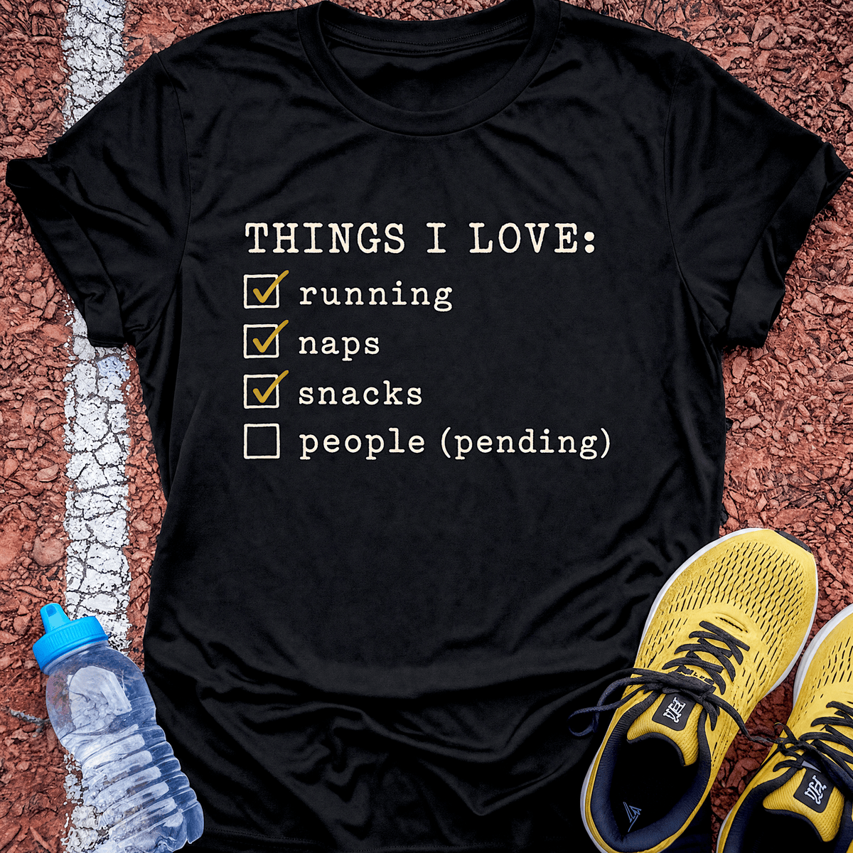 Things I Love T-Shirt - Black