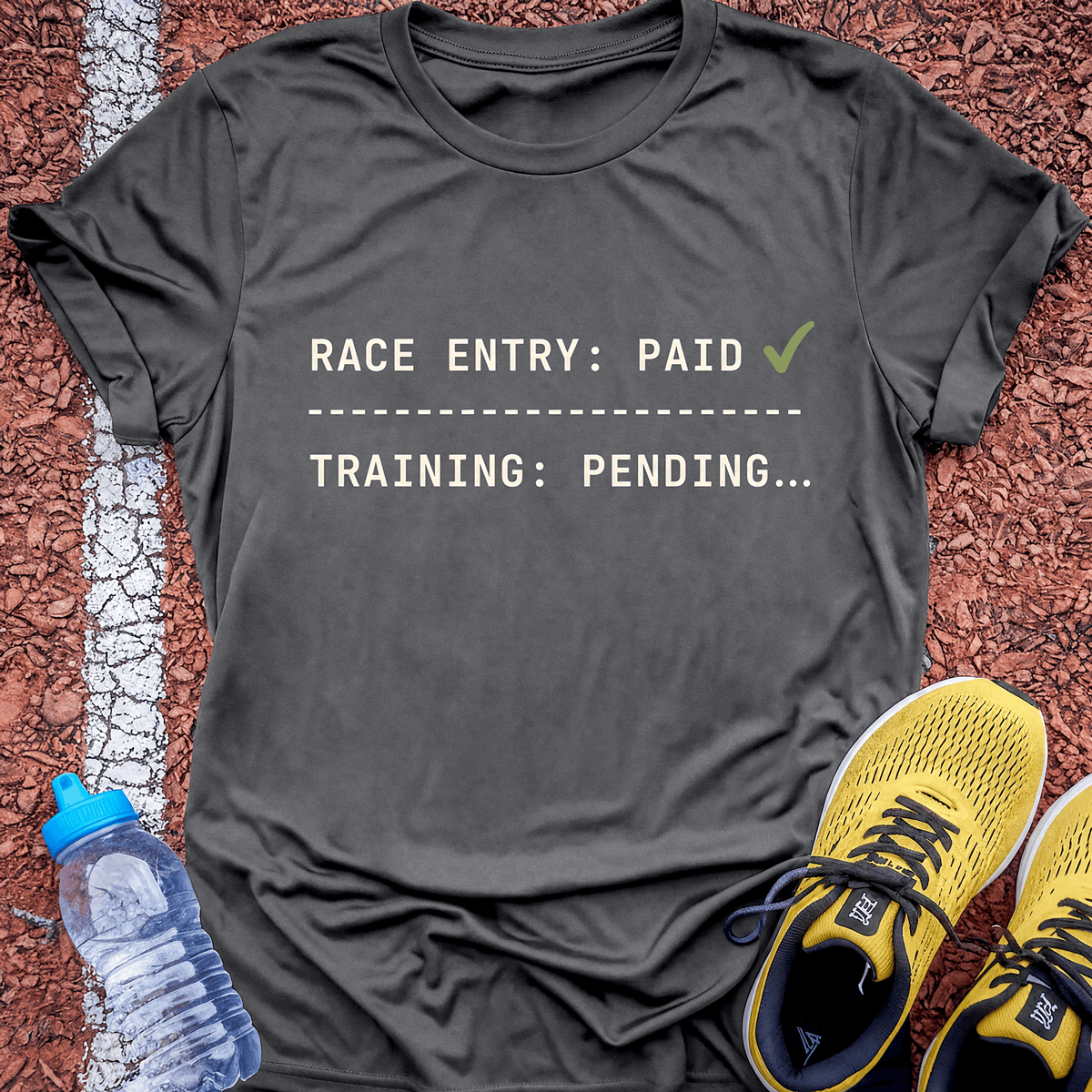 Race Entry Paid - Charcoal