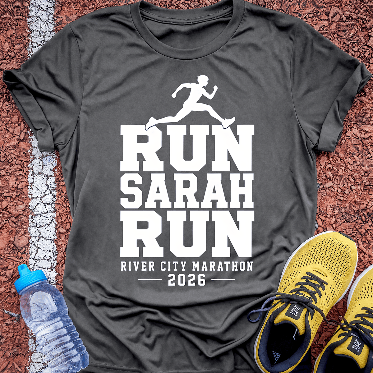Run Name Run - Charcoal