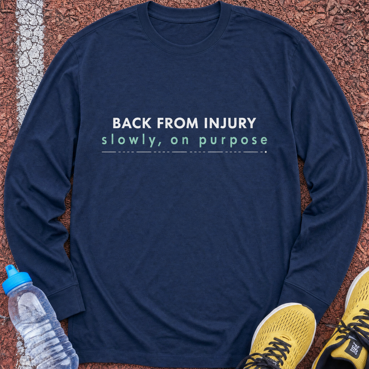 Slowly On Purpose Long Sleeve - Navy