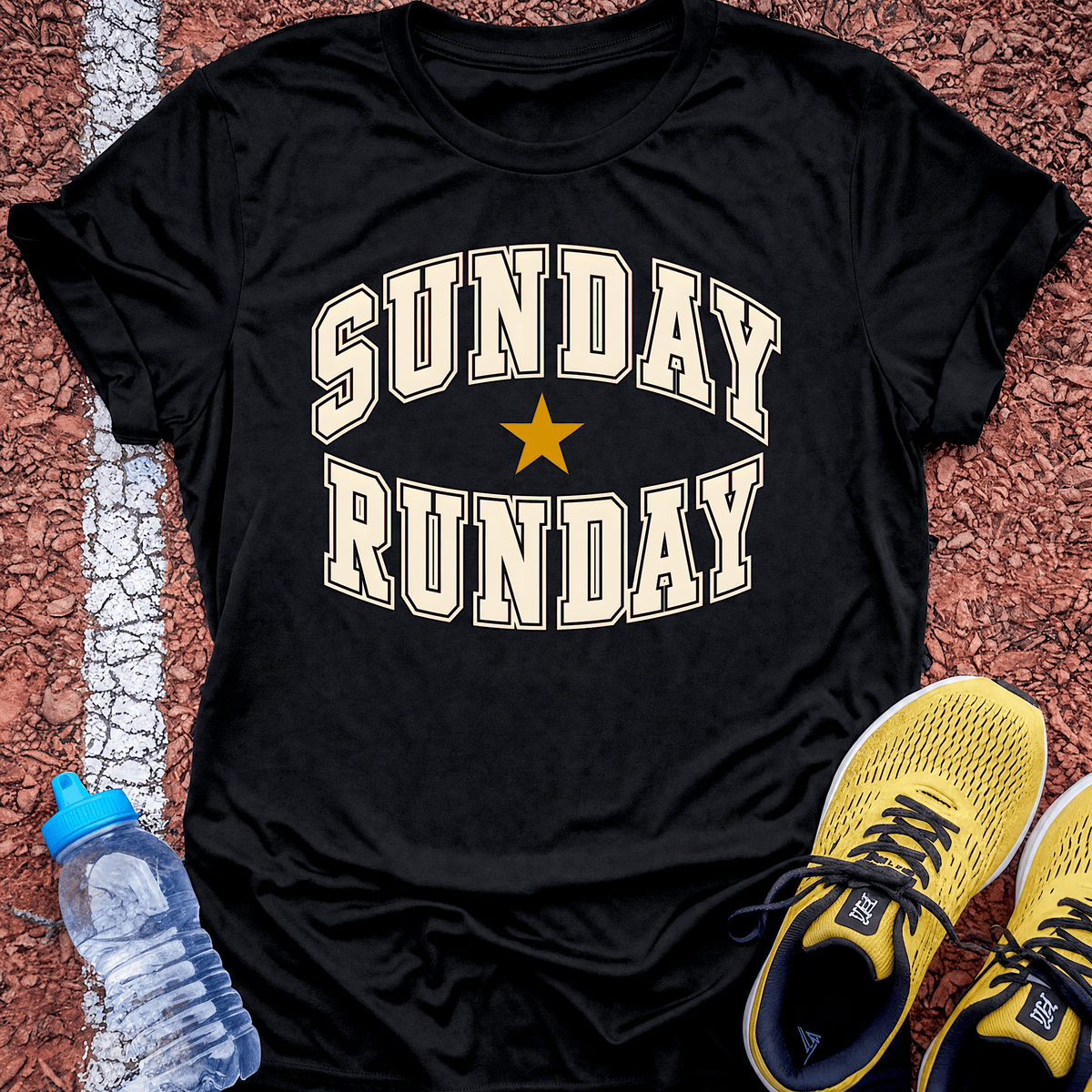 Sunday Runday T-Shirt - Black