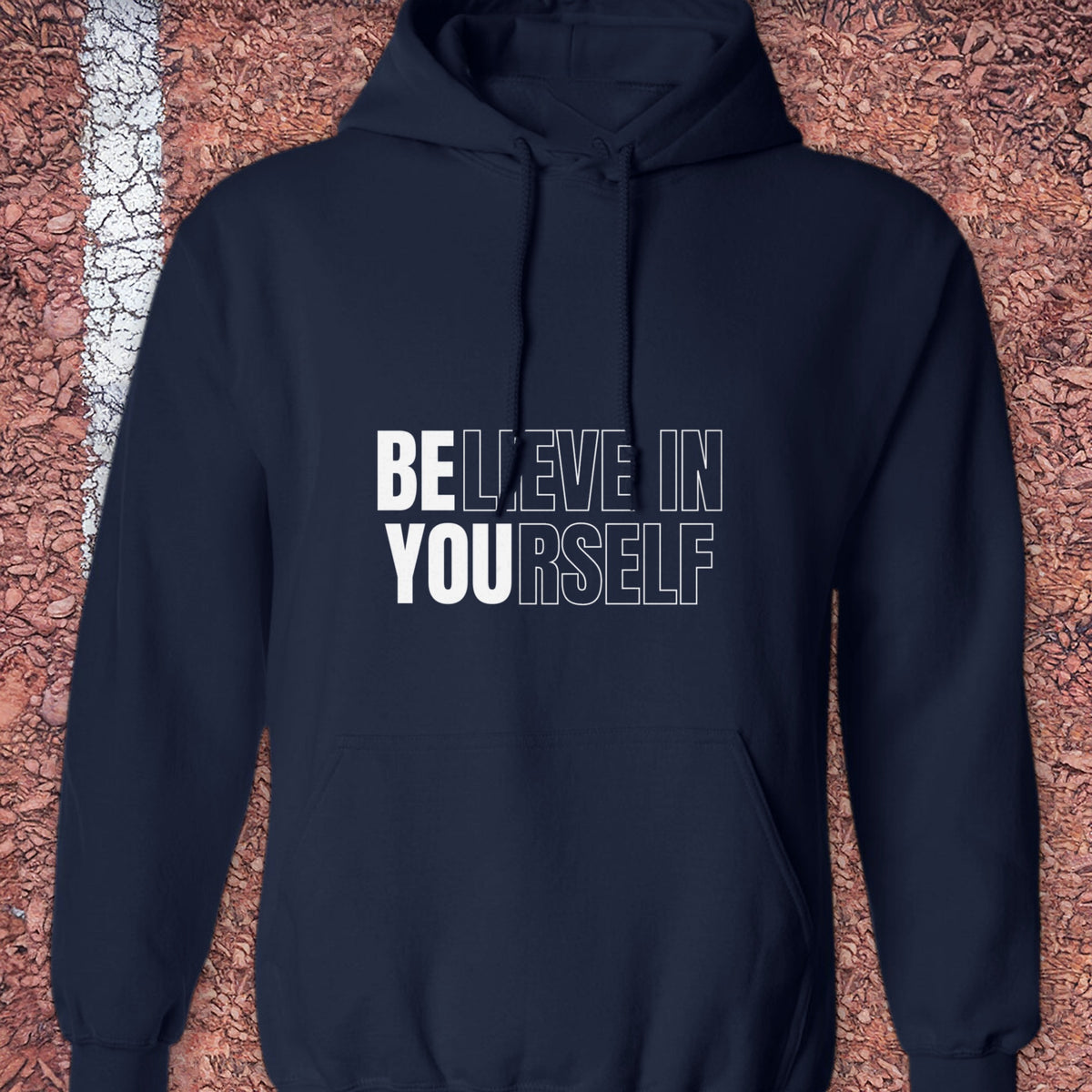 Believe in Yourself Hoodie - Navy