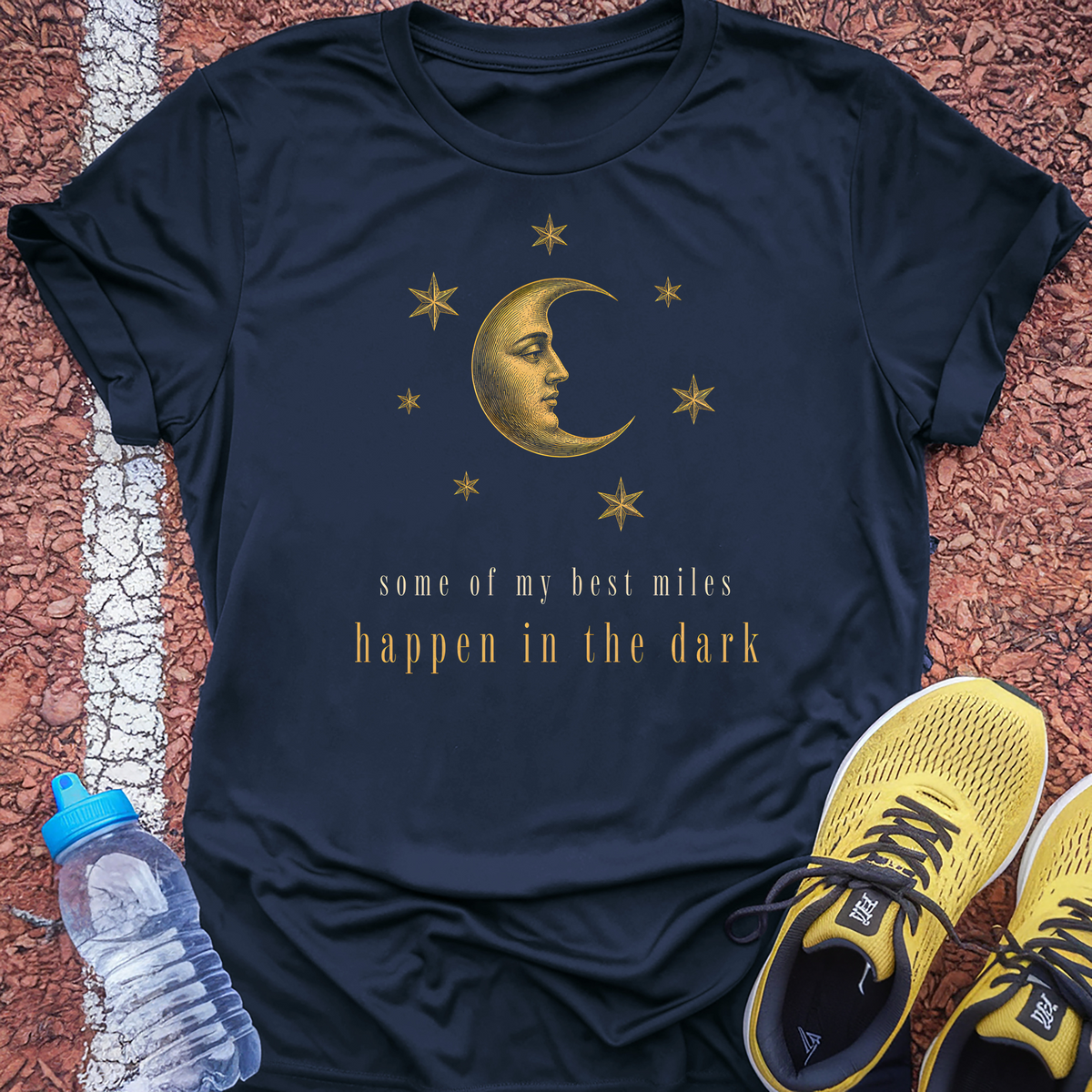 Best Miles In The Dark T-Shirt - Navy