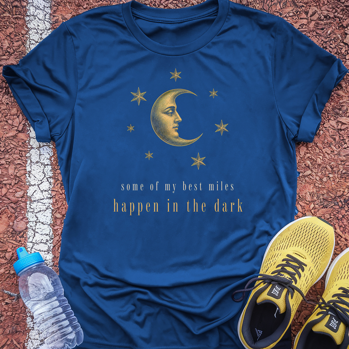 Best Miles In The Dark T-Shirt - Royal