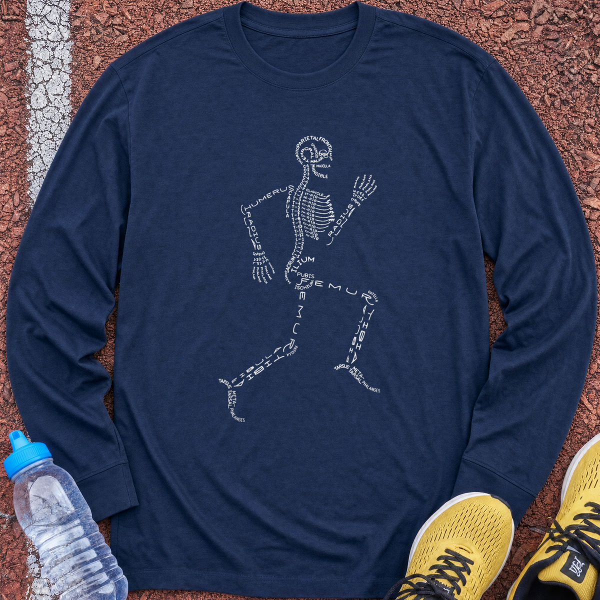 Bones Long Sleeve - Navy