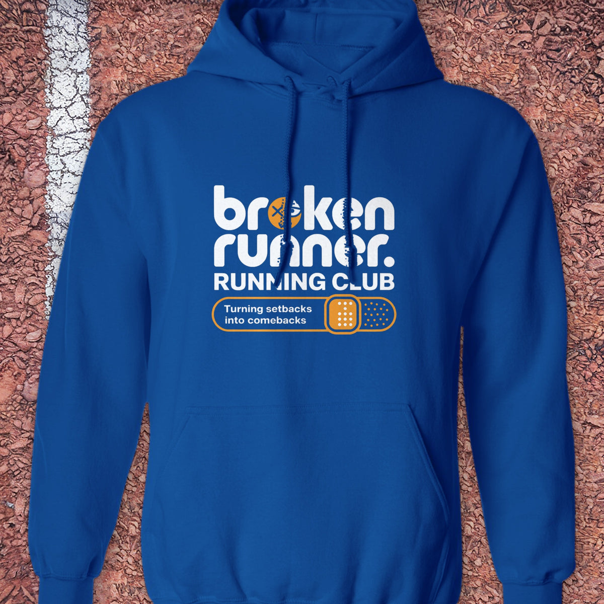 Broken Runner Hoodie - Royal