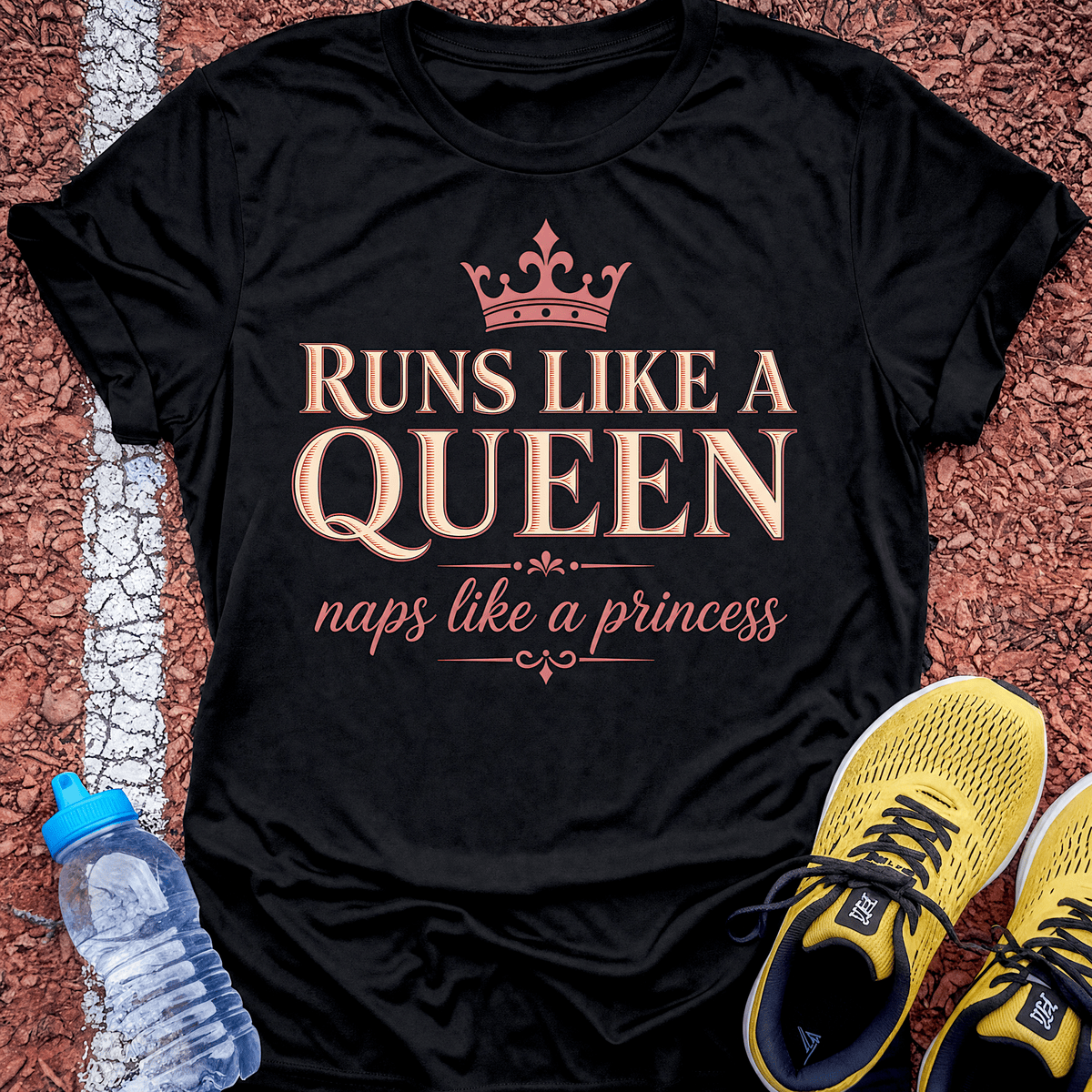 Runs Like a Queen - Black