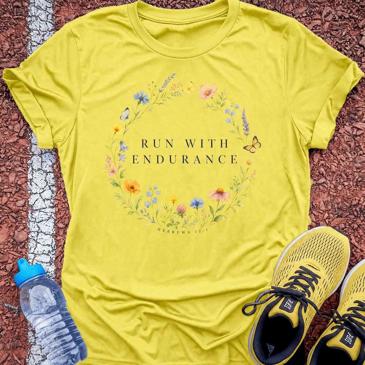 Run With Endurance T-Shirt - Daisy