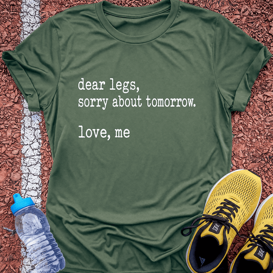Dear Legs T-Shirt - Military Green