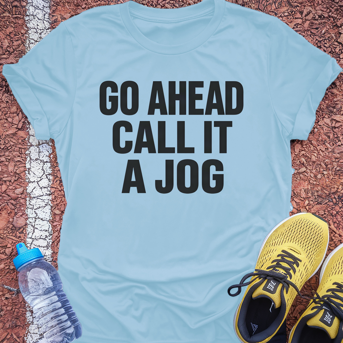 Call It a Jog T-Shirt - Light Blue