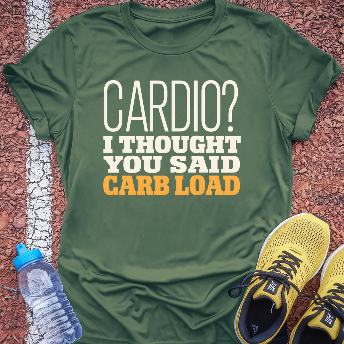 Carb Load T-Shirt - Military Green