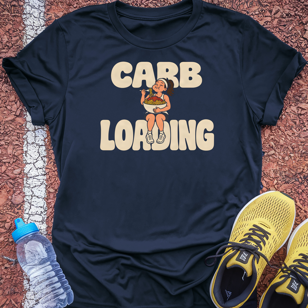 Carb Loading Night T-Shirt - Navy