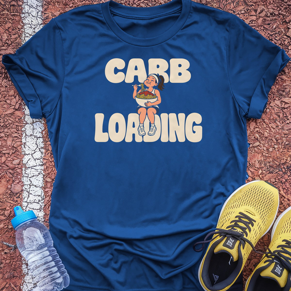 Carb Loading Night Tech Tee - True Royal