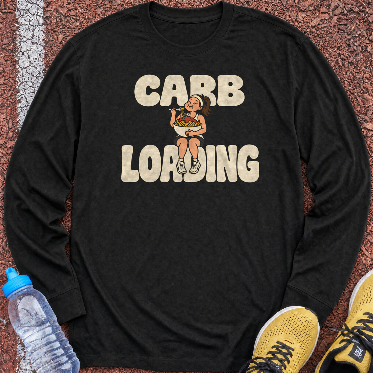 Carb Loading Night Long Sleeve - Black