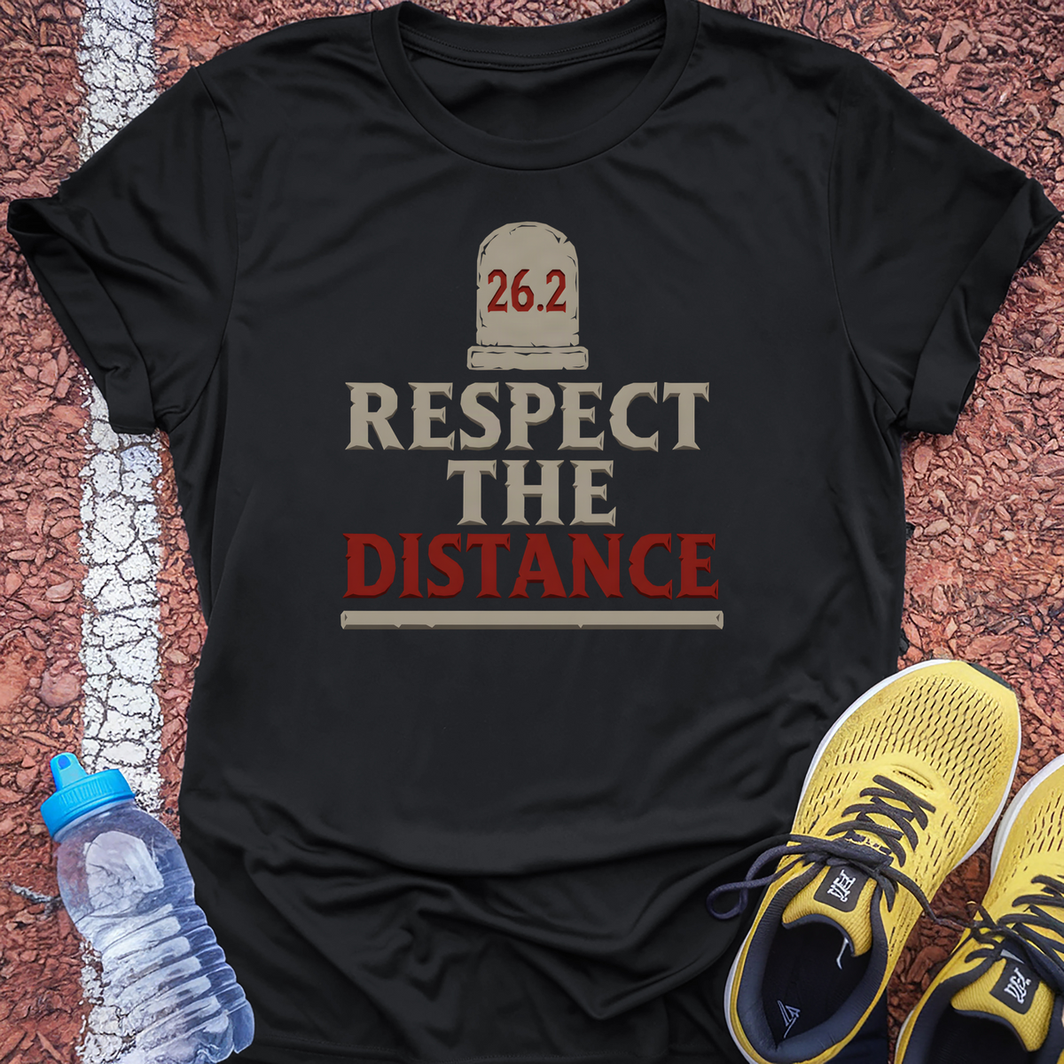 Carved 26.2 T-Shirt - Black