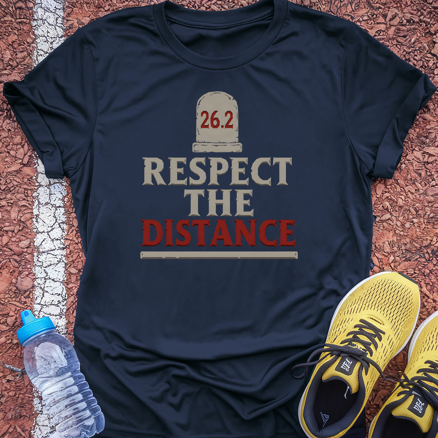 Carved 26.2 T-Shirt - Navy