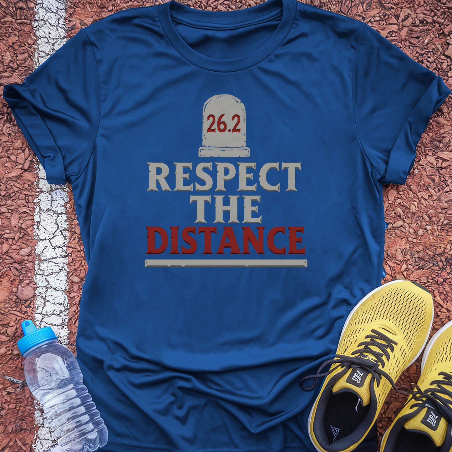 Carved 26.2 T-Shirt - Royal