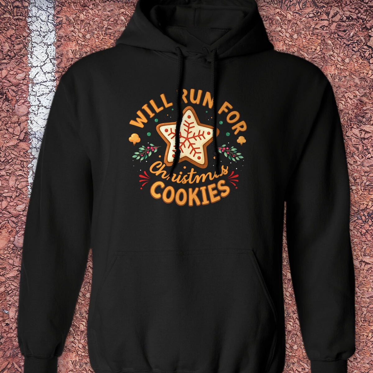 Christmas Cookies Hoodie - Black