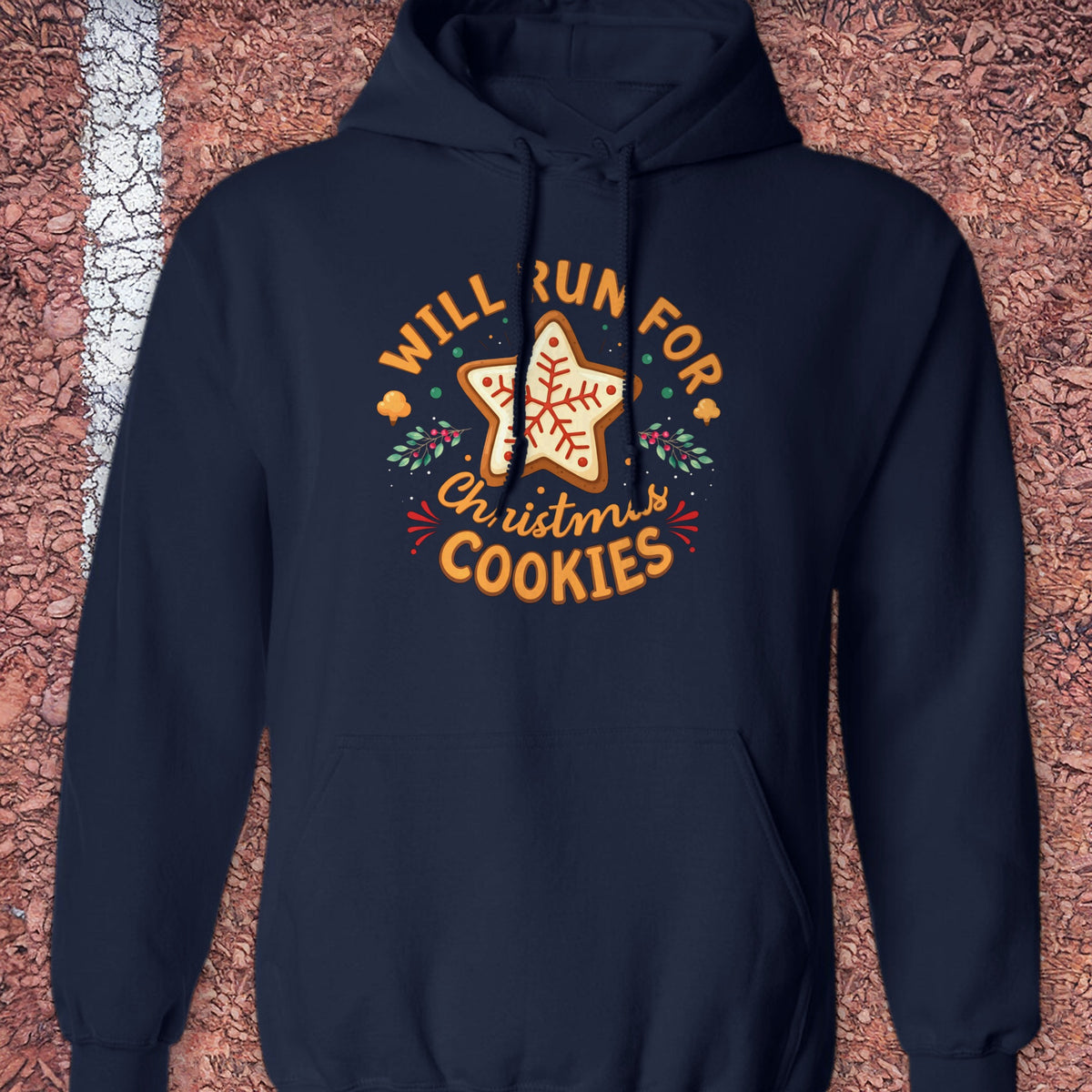 Christmas Cookies Hoodie - Navy