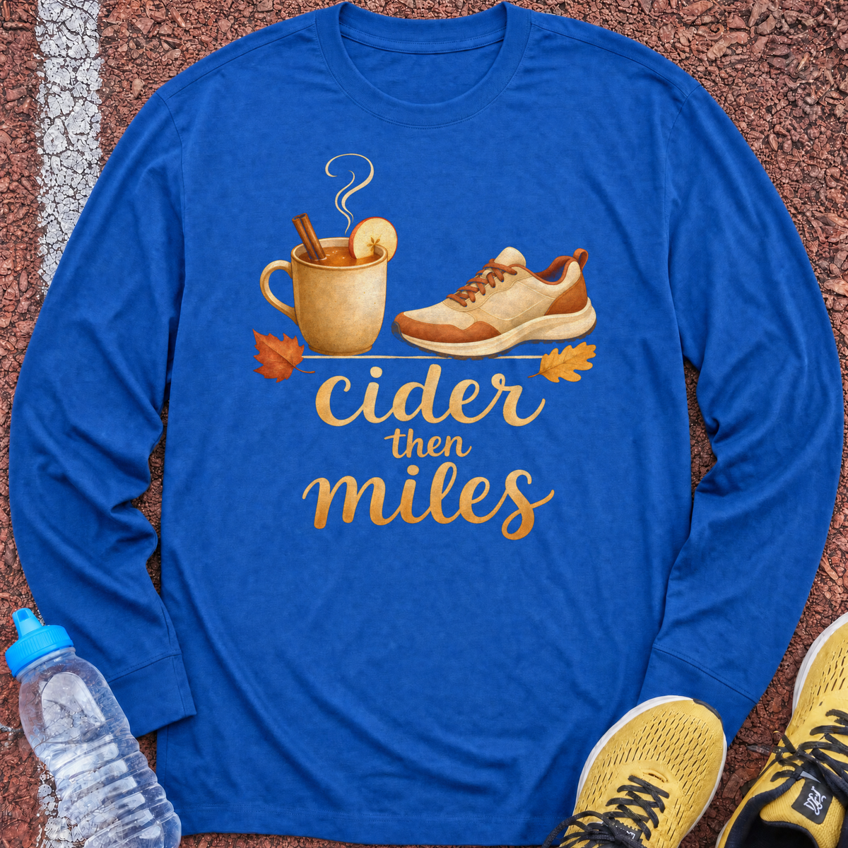 Cider Then Miles Long Sleeve - Royal