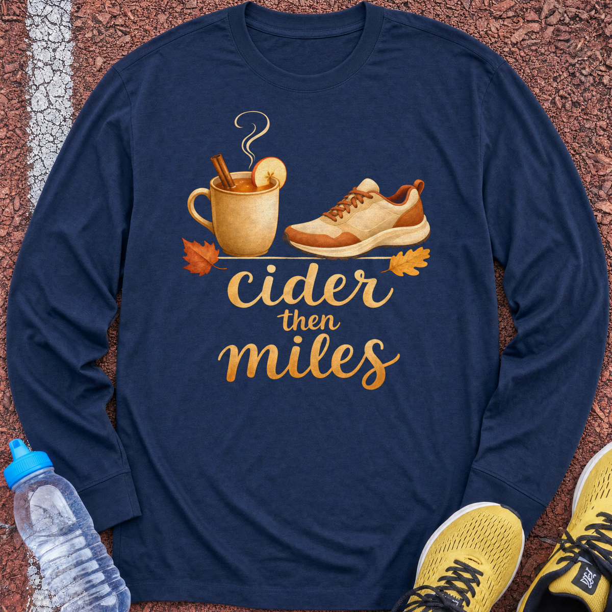 Cider Then Miles Long Sleeve - Navy