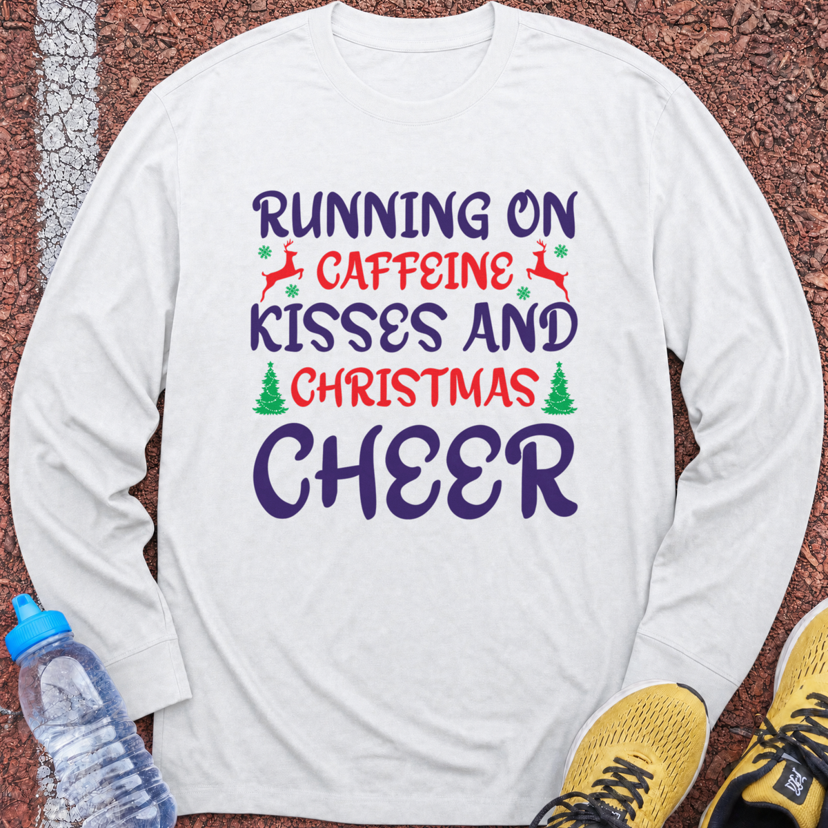 Christmas Cheer Long Sleeve - White