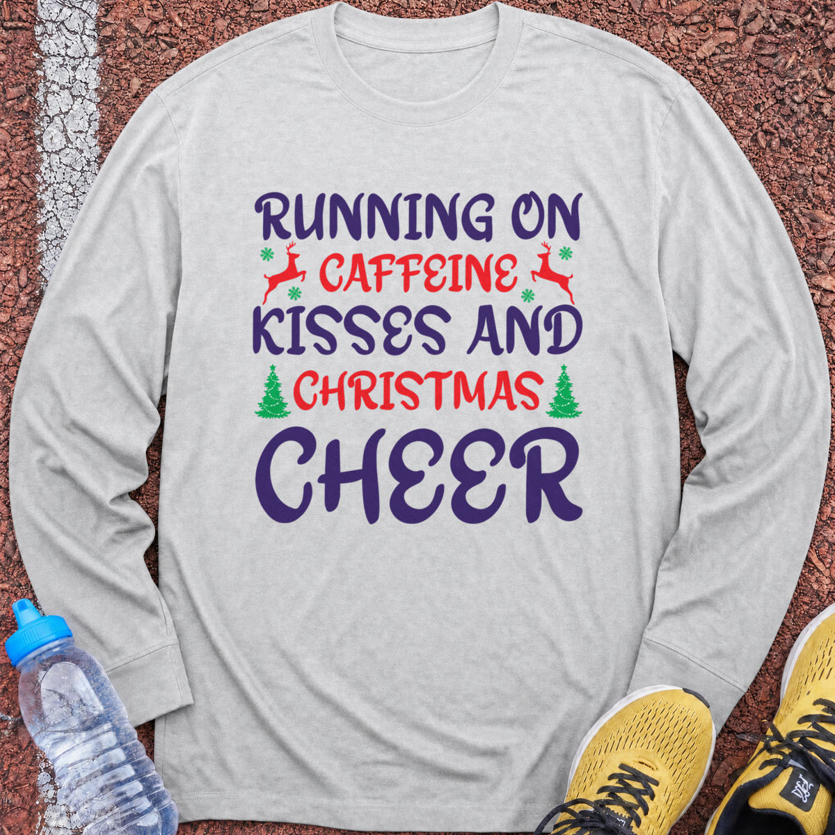 Christmas Cheer Long Sleeve - Ash