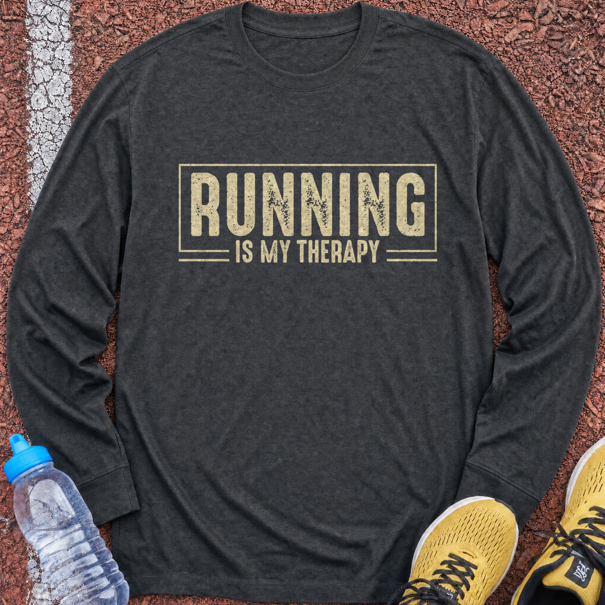 My Therapy Long Sleeve - Dark Heather