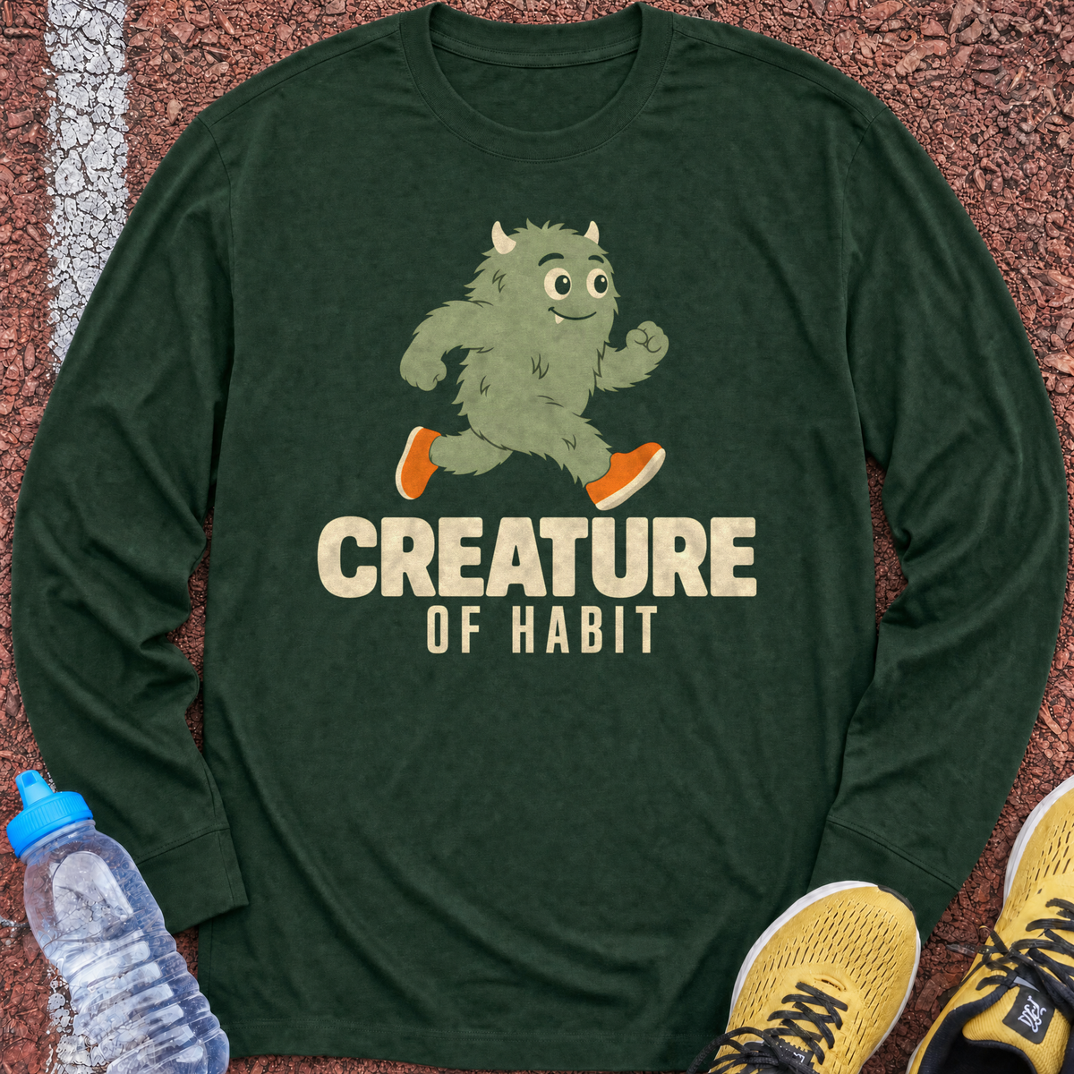 Creature of Habit Long Sleeve - Forest Green