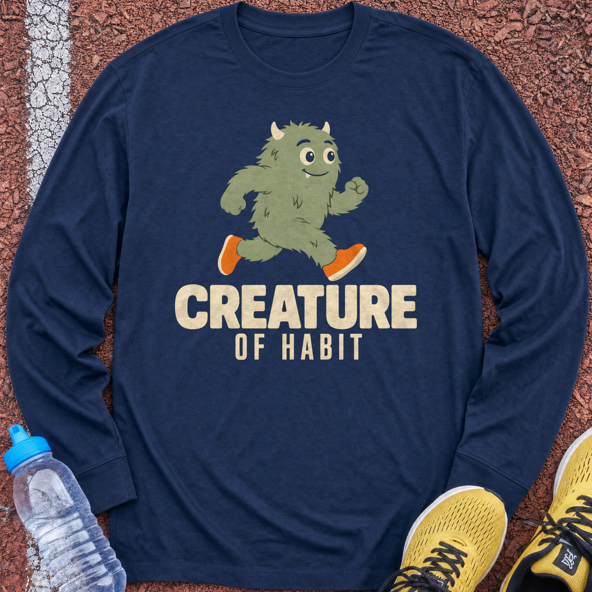 Creature of Habit Long Sleeve - Navy