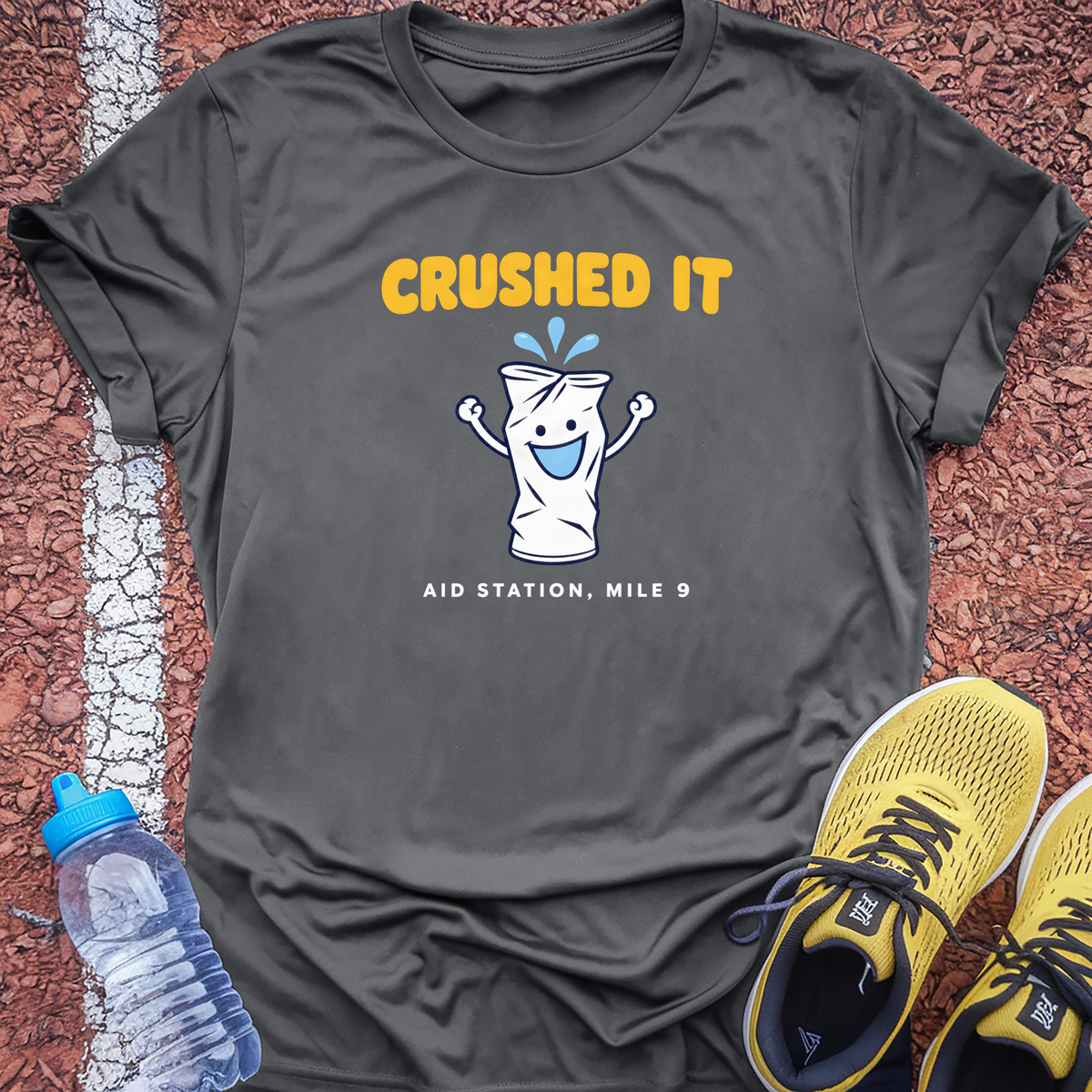 Crushed It T-Shirt - Dark Heather