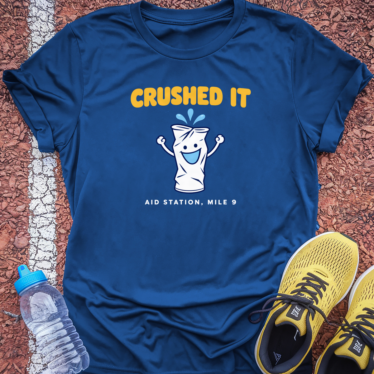 Crushed It Tech Tee - True Royal
