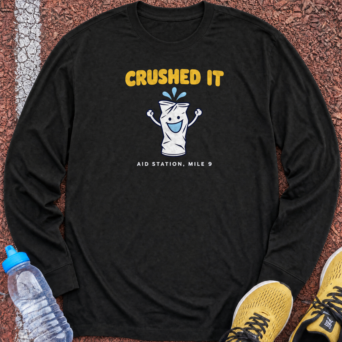 Crushed It Long Sleeve - Black