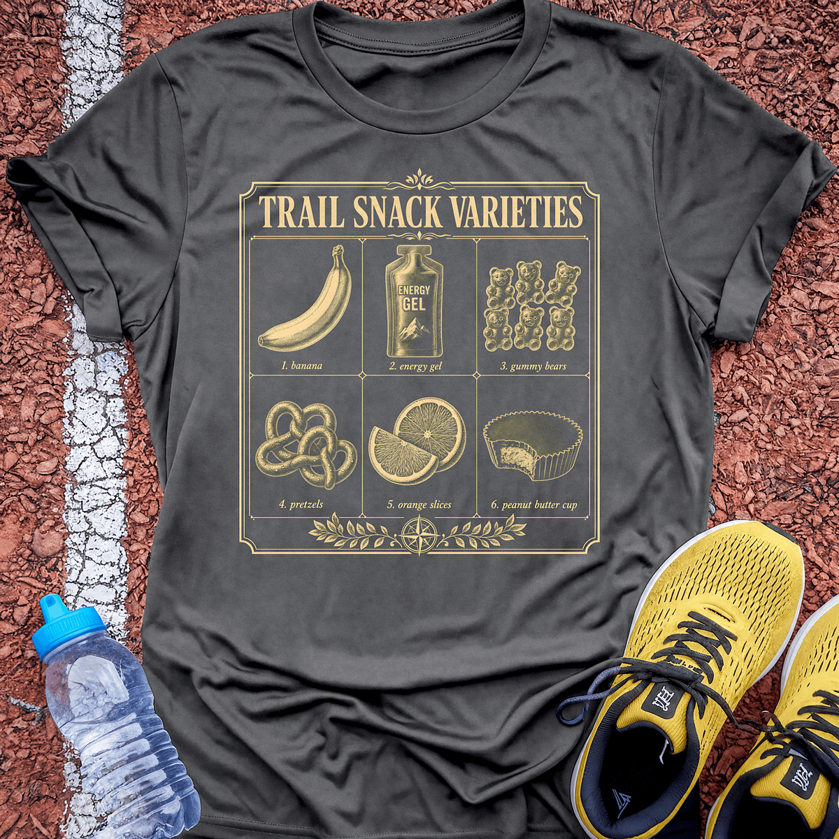 Trail Snacks T-Shirt - Charcoal