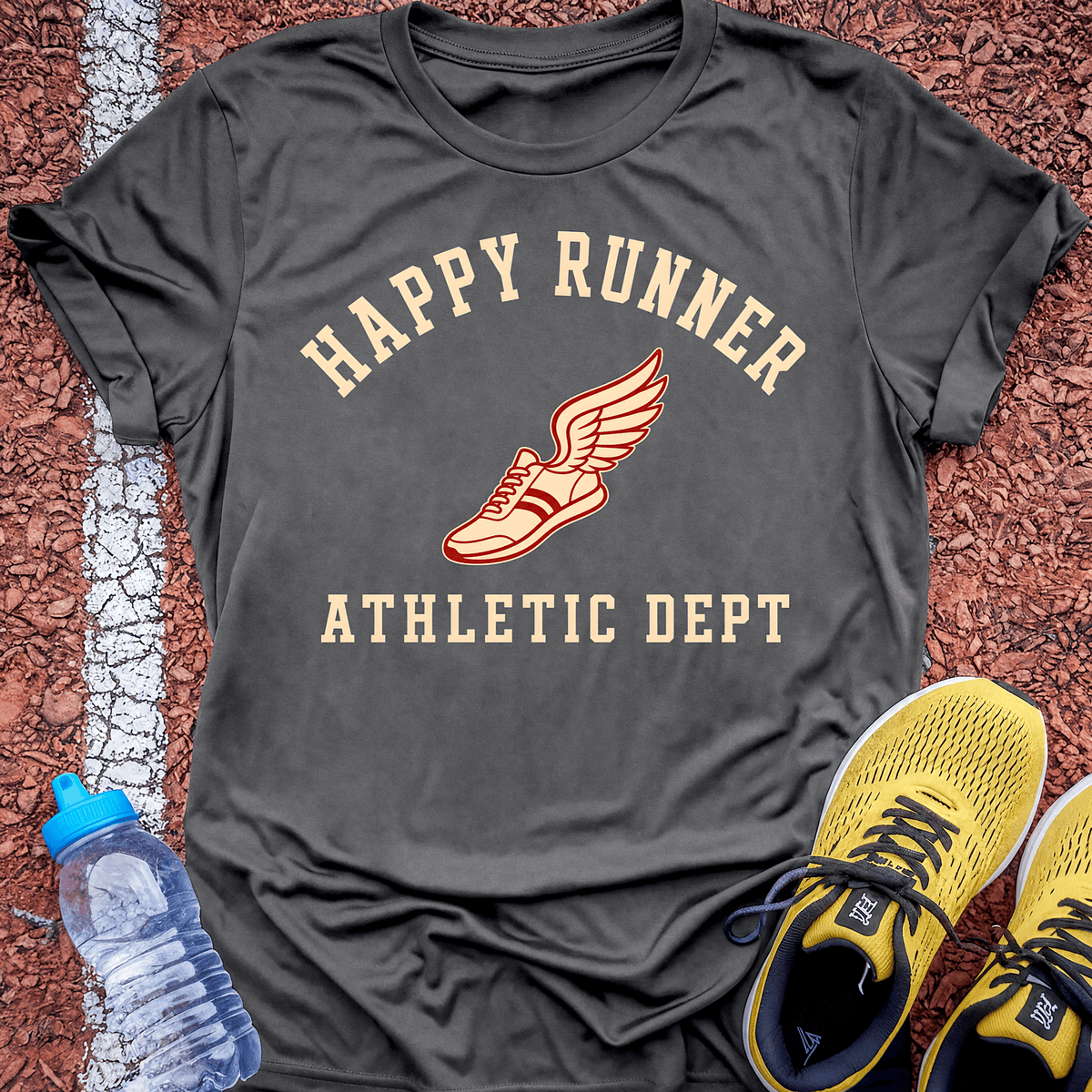 Happy Runner Athletic Dept - Charcoal