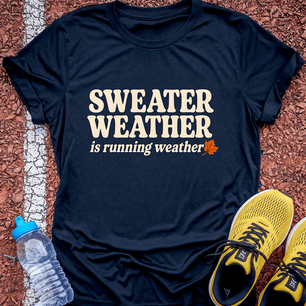 Sweater Weather T-Shirt - Navy