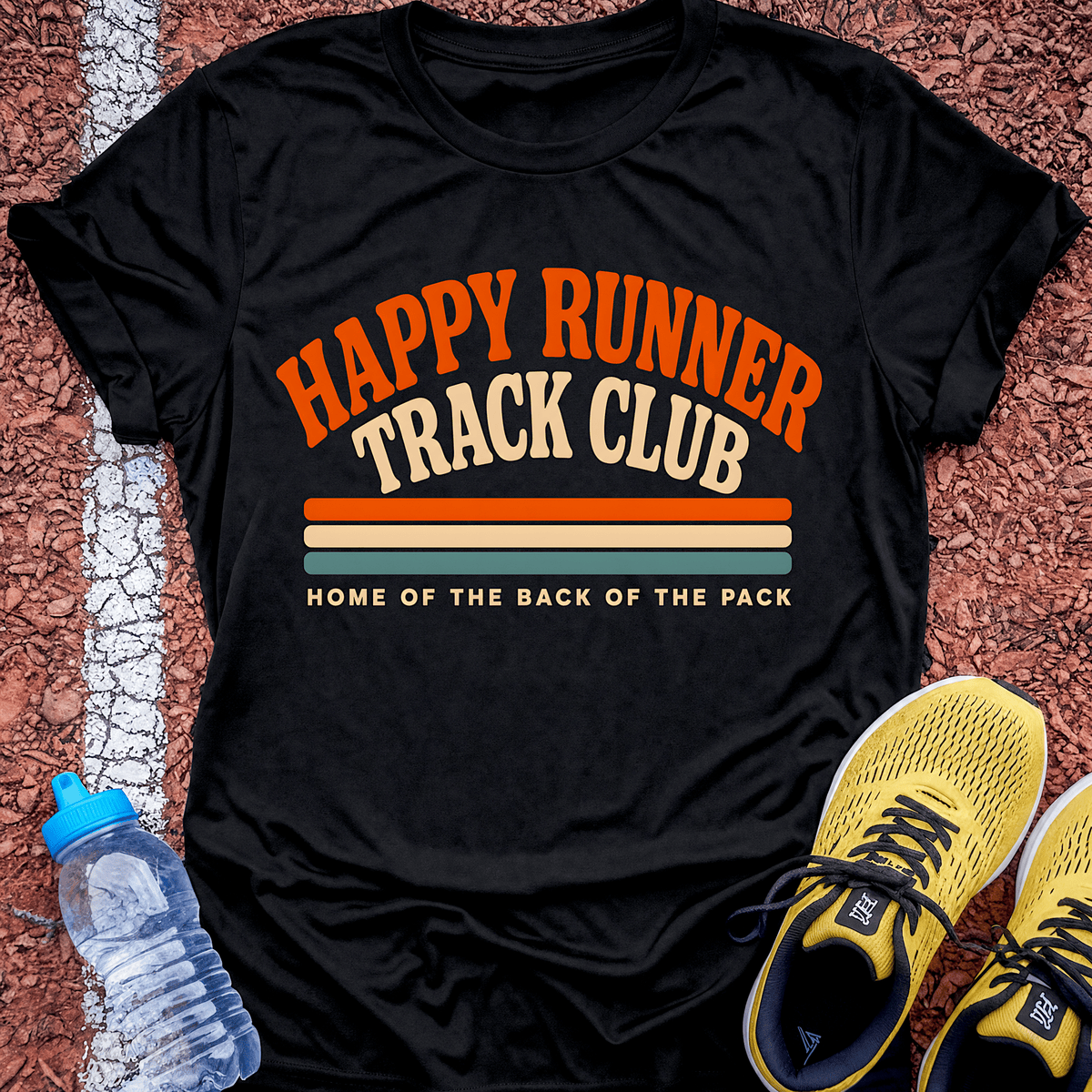 Happy Runner Track Club - Black