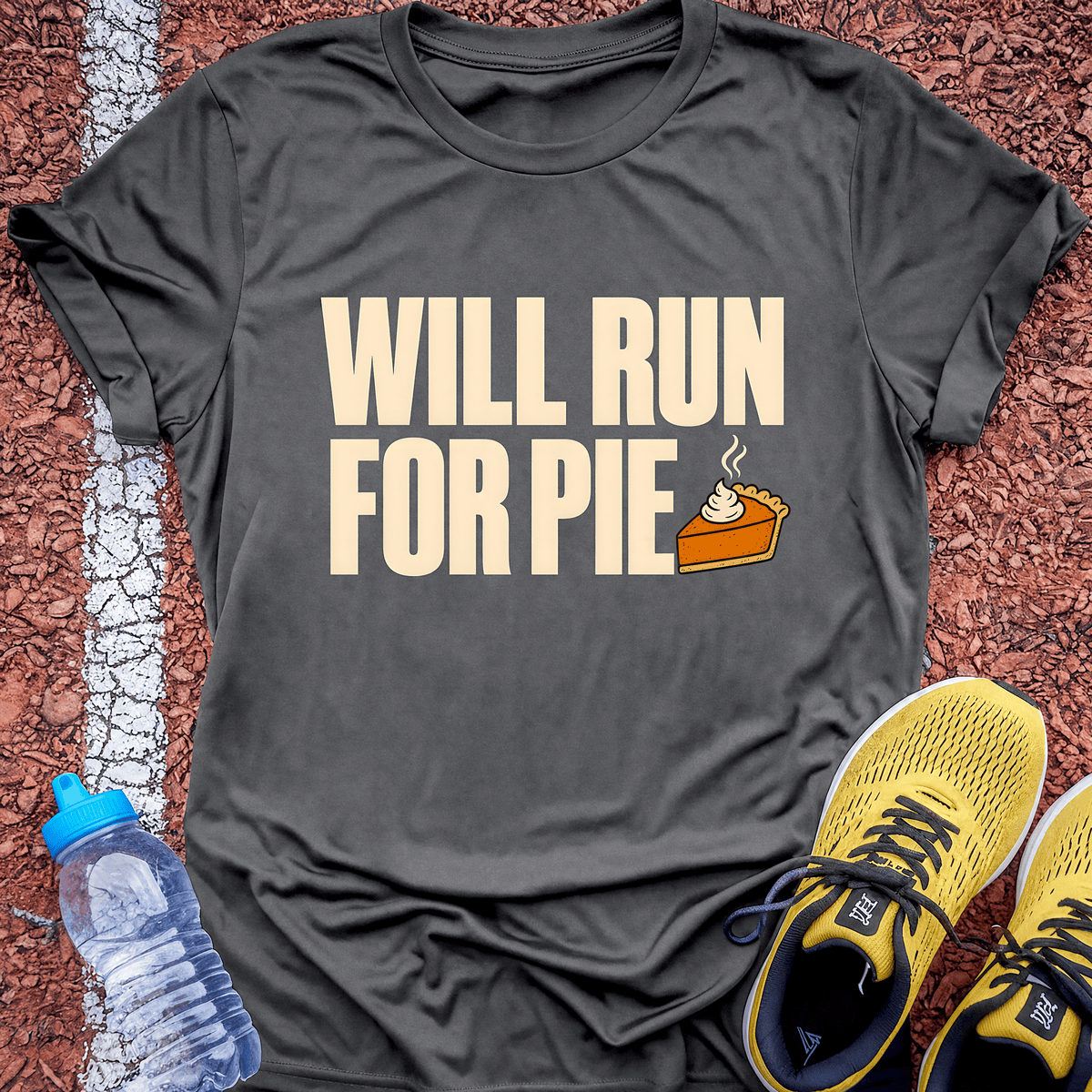 Run for Pie - Charcoal
