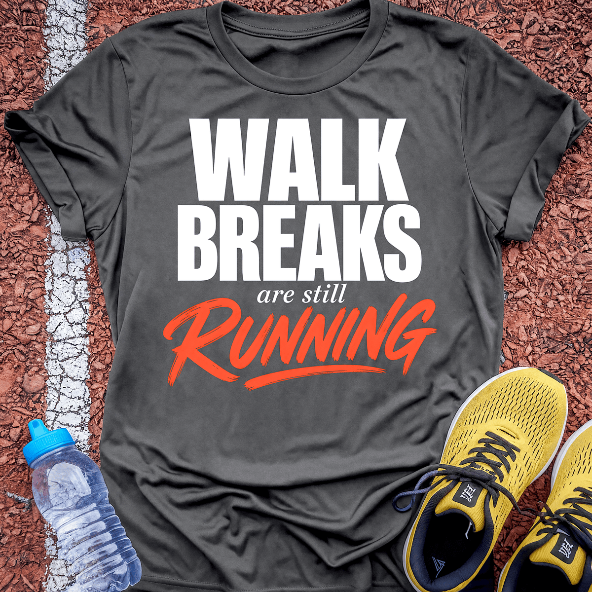 Walk Breaks Are Still Running - Charcoal