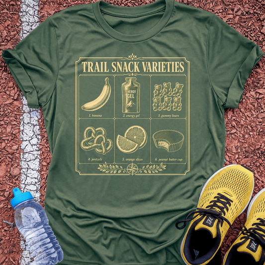 Trail Snacks T-Shirt - Military Green