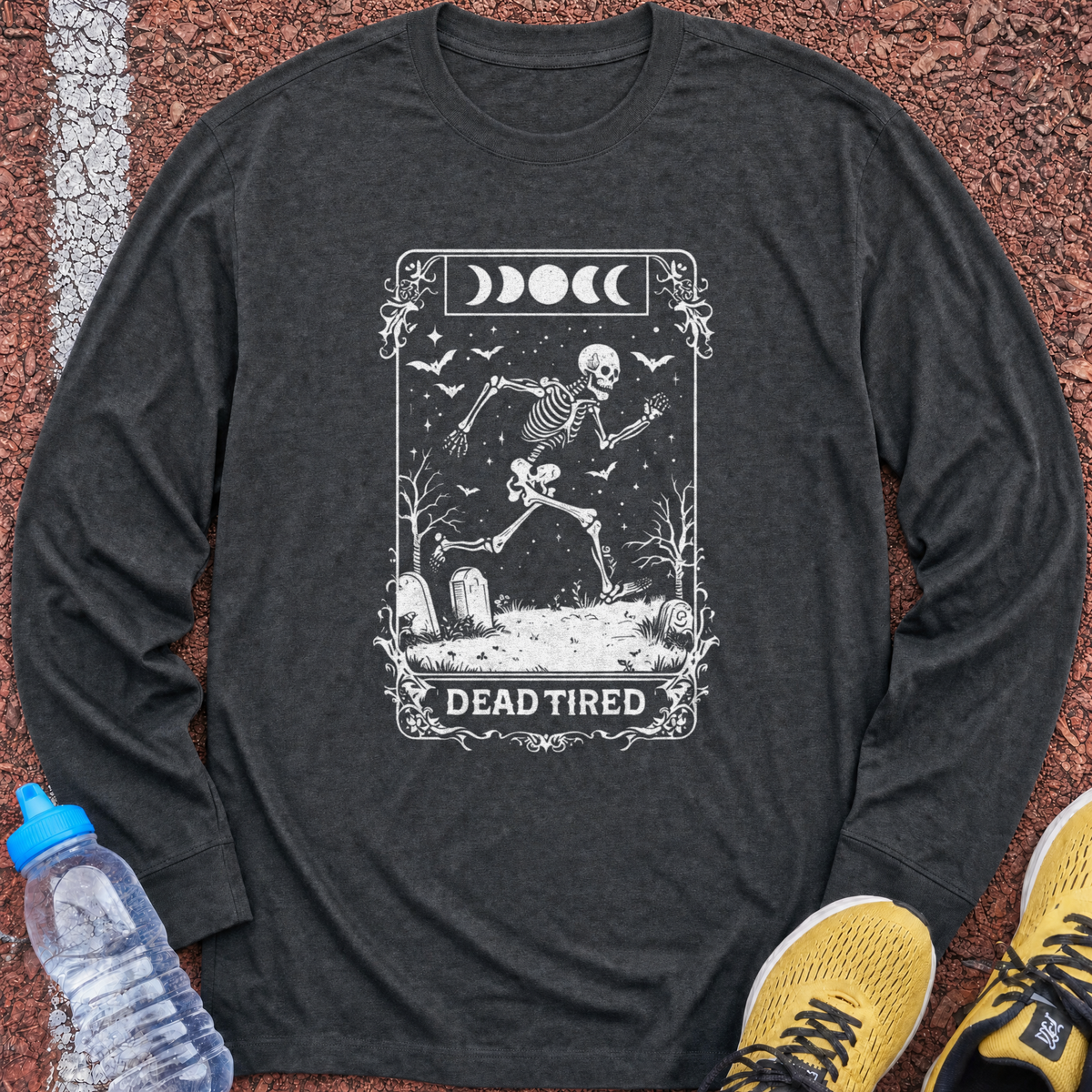 Dead Tired Long Sleeve - Dark Heather