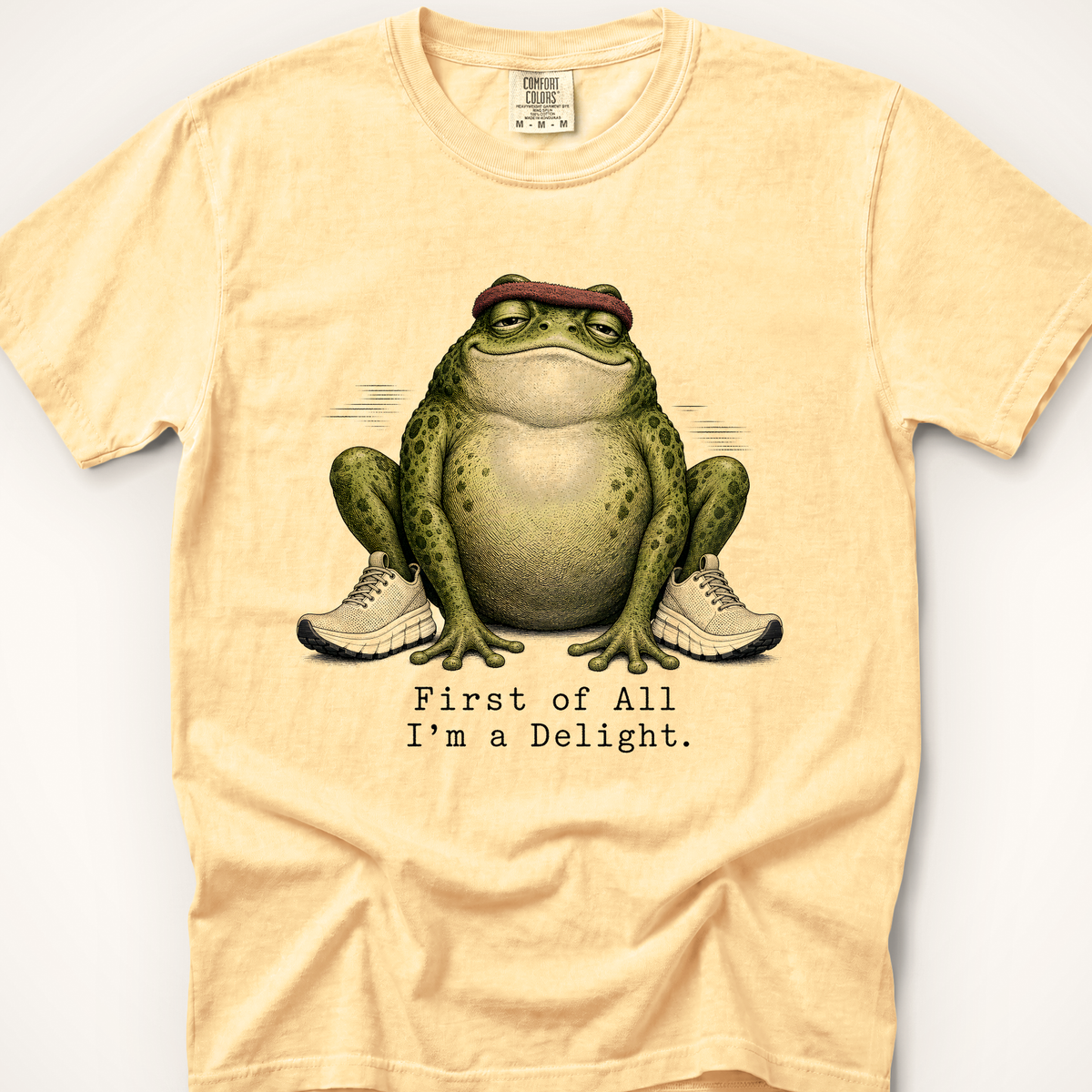 First of All Frog T-Shirt - Butter